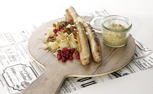 Sauerkraut on a plate