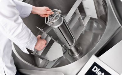 Dieta mixer tool ensures consistent quality and enables the kettle to be used in various needs.